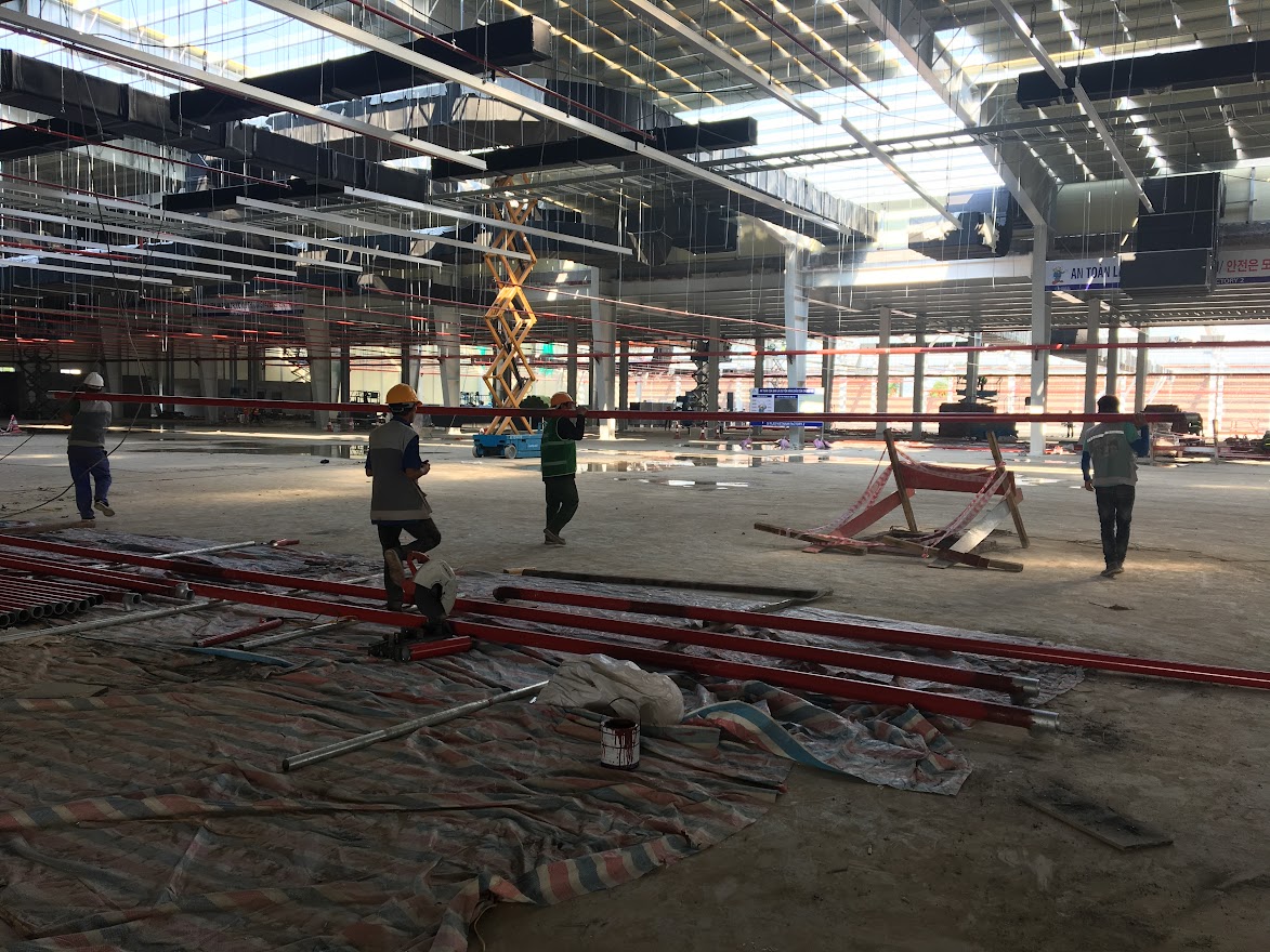 Kỹ sư HACOELEC khảo sát 3D công trình PCCC tại Hà Nội